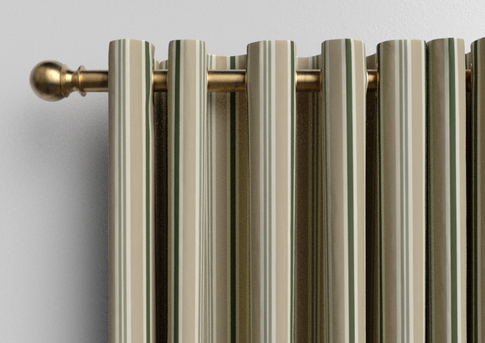 The British Stripe Co. Charles, Chilterns No.1 - Made to Measure Curtains - Image 12